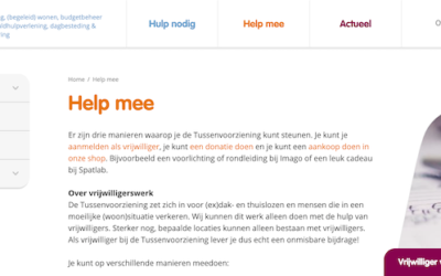 Vrijwilligerswerk bij daklozen opvang
