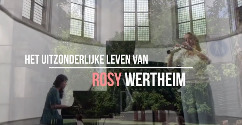 vertelconcert 18 juli – over Rosy Wertheim