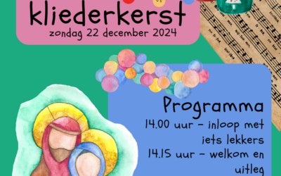 22 december: Kliederkerst – Kerstmis voor iedereen!